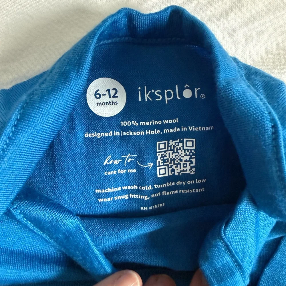 Iksplor Baby Merino Bodysuit - Picture 2 of 3